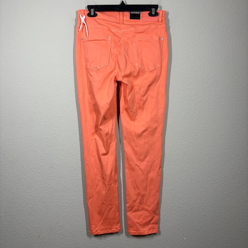 Cambio Denim Womens 40/10 US Pina Jeans Orange Cotton Blend Mid Rise Pockets - Picture 2 of 8